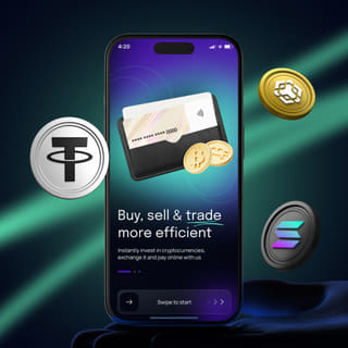 Plateforme de trading Aigle Rendança affichée sur l'écran d'un appareil mobile